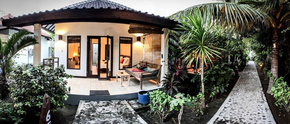 Bale Sampan Boutique Bungalows Гили Траванган Экстерьер фото